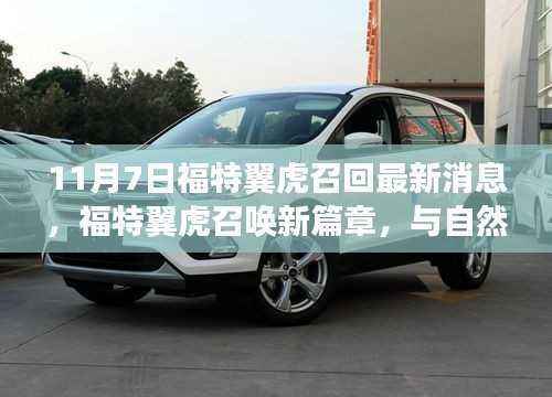 福特翼虎新篇章,启程寻找内心宁静之旅,召回更新与自然美景的不期而遇