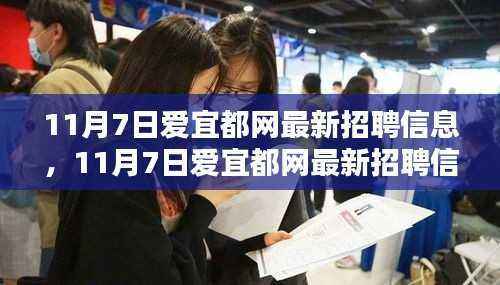 11月7日爱宜都网最新招聘信息,就业选择中的机遇与挑战并存