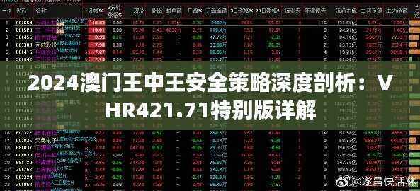 2024澳门王中王安全策略深度剖析:VHR421.71特别版详解