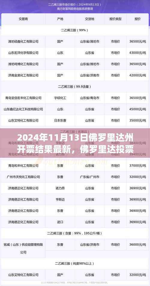 佛罗里达州投票日,友情与命运的交织与最新开票结果揭晓