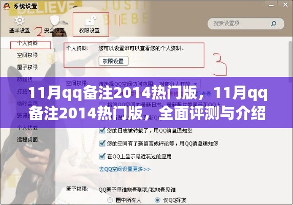 11月QQ备注2014热门版,全面评测与详细介绍
