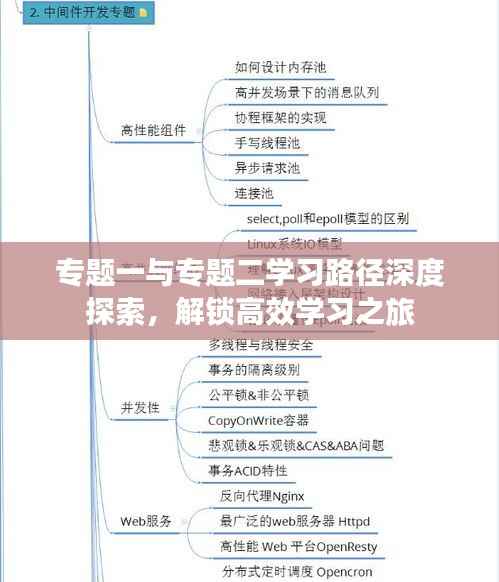 专题一与专题二学习路径深度探索,解锁高效学习之旅