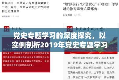 党史专题学习的深度探究,以实例剖析2019年党史专题学习的价值与意义