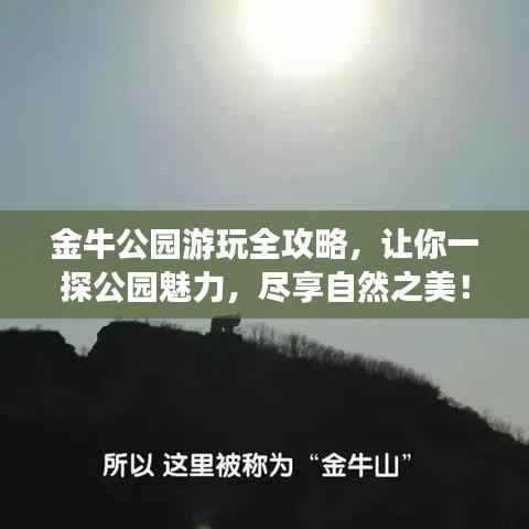 金牛公园游玩全攻略,让你一探公园魅力,尽享自然之美!