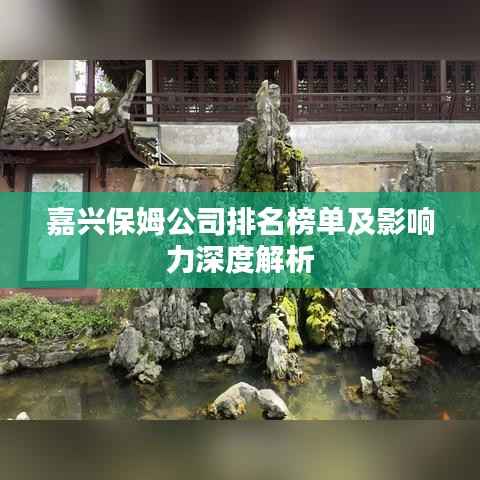 嘉兴保姆公司排名榜单及影响力深度解析