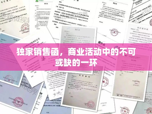 独家销售函,商业活动中的不可或缺的一环