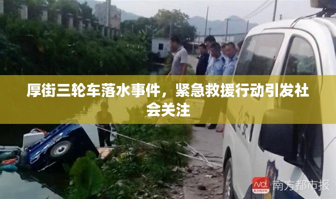 厚街三轮车落水事件,紧急救援行动引发社会关注