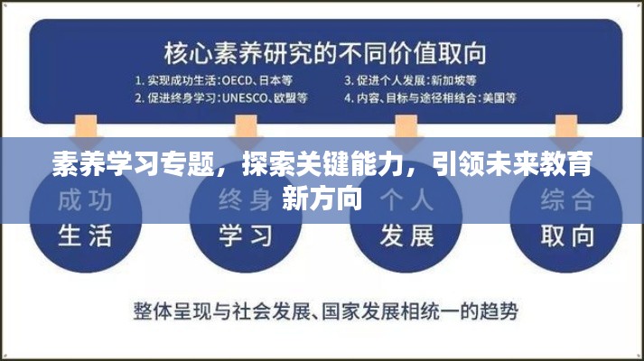 素养学习专题，探索关键能力，引领未来教育新方向
